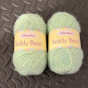 Herrschners Teddy Bear Yarn in Light Green